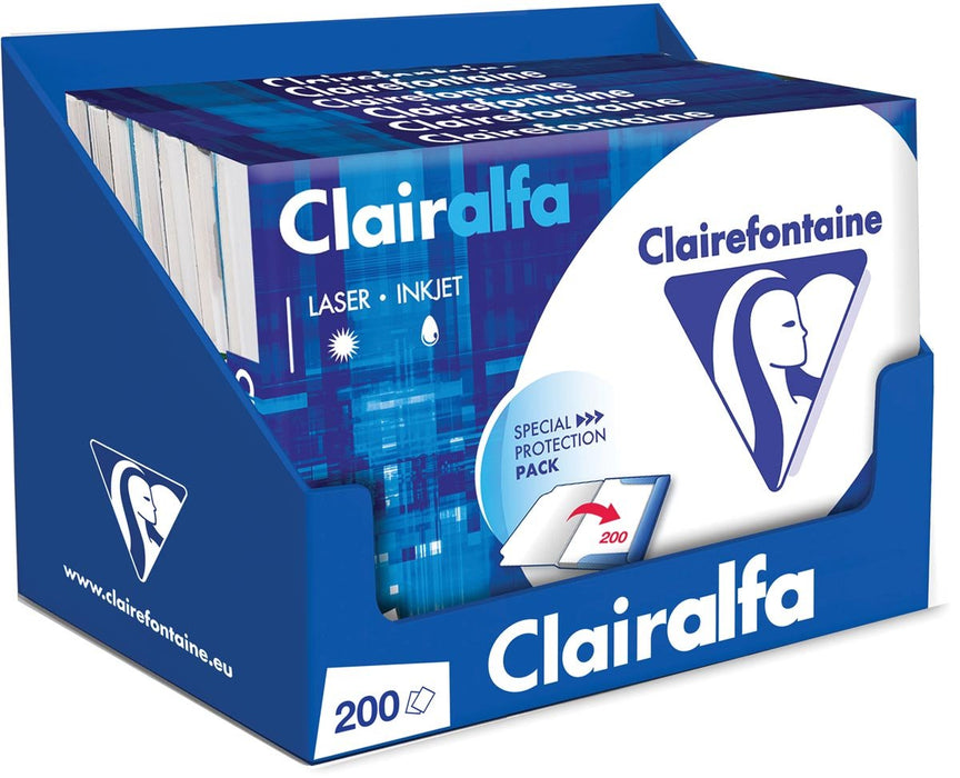 Clairefontaine printpapier A4 - formaat, 80 g, 200 vel per pak, 7 pakken per doos - OfficeTown