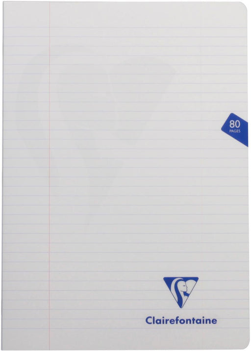 Clairefontaine schrift Mimesys A4, 80 pagina's, PP - kaft, gelinieerd, assorti 10 stuks - OfficeTown
