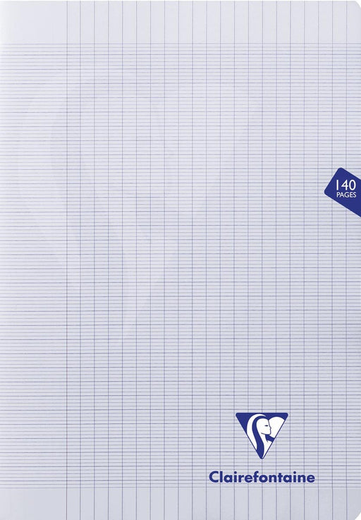 Clairefontaine schrift mimesys voor ft A4+, 140 bladzijden, kaft in PP, seyès, geassorteerde kleuren 5 stuks - OfficeTown
