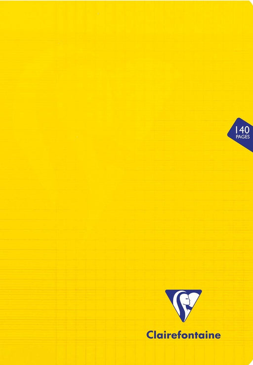 Clairefontaine schrift mimesys voor ft A4+, 140 bladzijden, kaft in PP, seyès, geassorteerde kleuren 5 stuks - OfficeTown