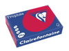 Clairefontaine Trophée Intens, gekleurd papier, A4, 210 g, 250 vel, kersenrood - OfficeTown