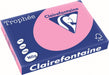 Clairefontaine Trophée Pastel, gekleurd papier, A3, 160 g, 250 vel, felroze - OfficeTown