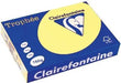 Clairefontaine Trophée Pastel, gekleurd papier, A4, 160 g, 250 vel, citroengeel - OfficeTown