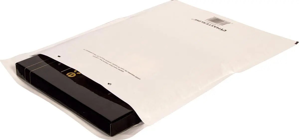 Cleverpack luchtkussenenveloppen, ft 270 x 360 mm, met stripsluiting, wit, pak van 10 stuks - OfficeTown