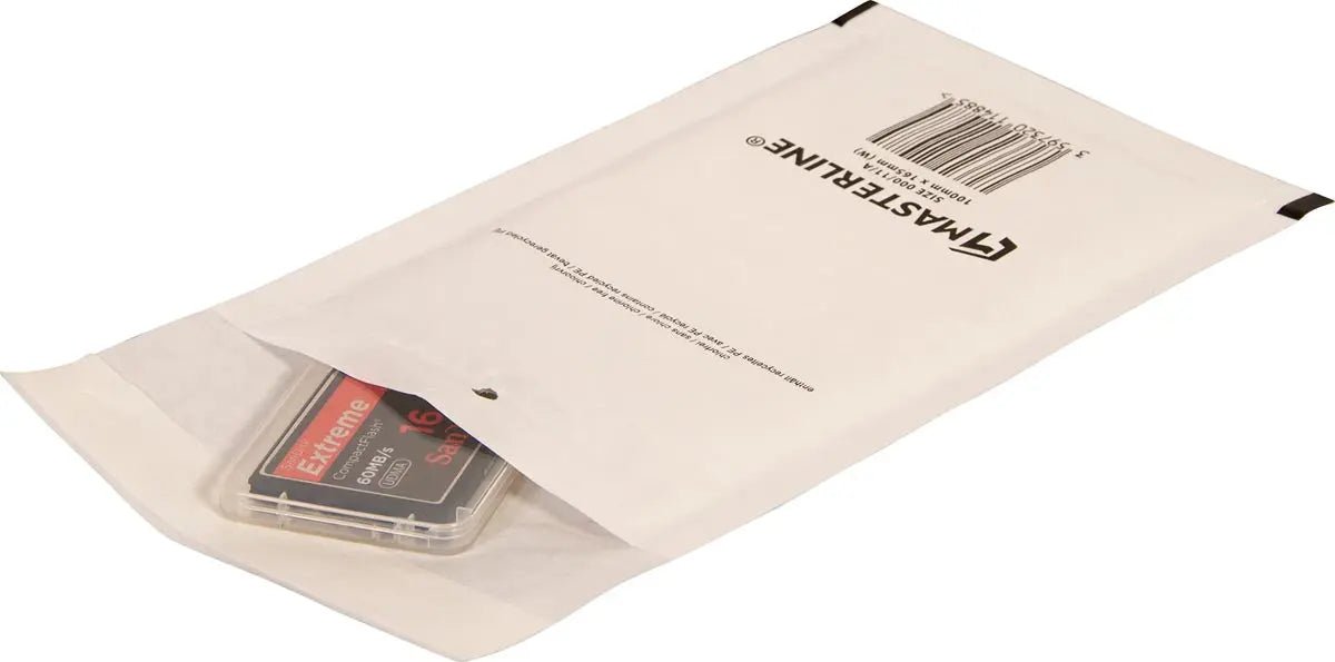 Cleverpack luchtkussenenveloppen met stripsluiting, wit, 10 stuks - OfficeTown
