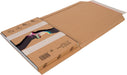 Cleverpack wikkelverpakking uit golfkarton, ft 215 x 305 x 20 / 80 mm, pak van 10 stuks - OfficeTown