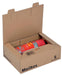 Colompac verzenddoos small, ft 25 x 17,5 x 8 cm, bruin 15 stuks - OfficeTown