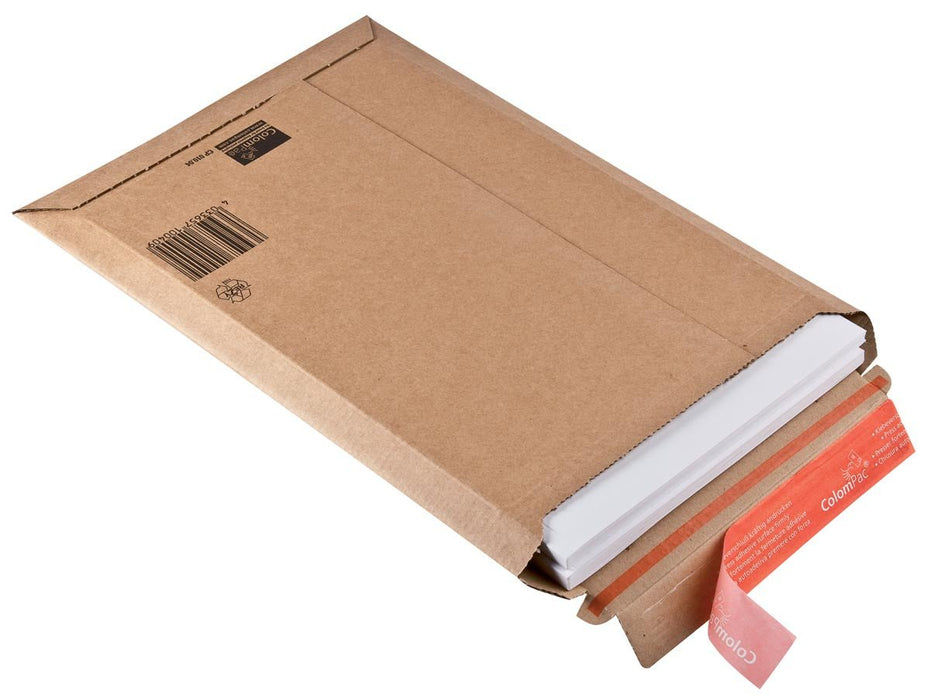 Colompac verzendenvelop CP010, ft 23,5 x 34 x 3,5 cm, bruin 20 stuks - OfficeTown