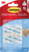Command decohaak, kleine, transparant, draagkracht tot 225 g, blister van 6 stuks - OfficeTown