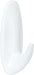 Command decohaak, medium, draagvermogen 1,4 kg, wit, waterbestendig, blister van 2 stuks - OfficeTown
