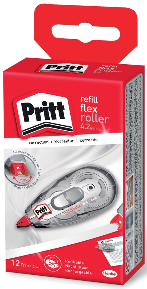 Correctieroller Navulling Pritt Flex 4,2 mm x 12 m, in hangdoosje - OfficeTown