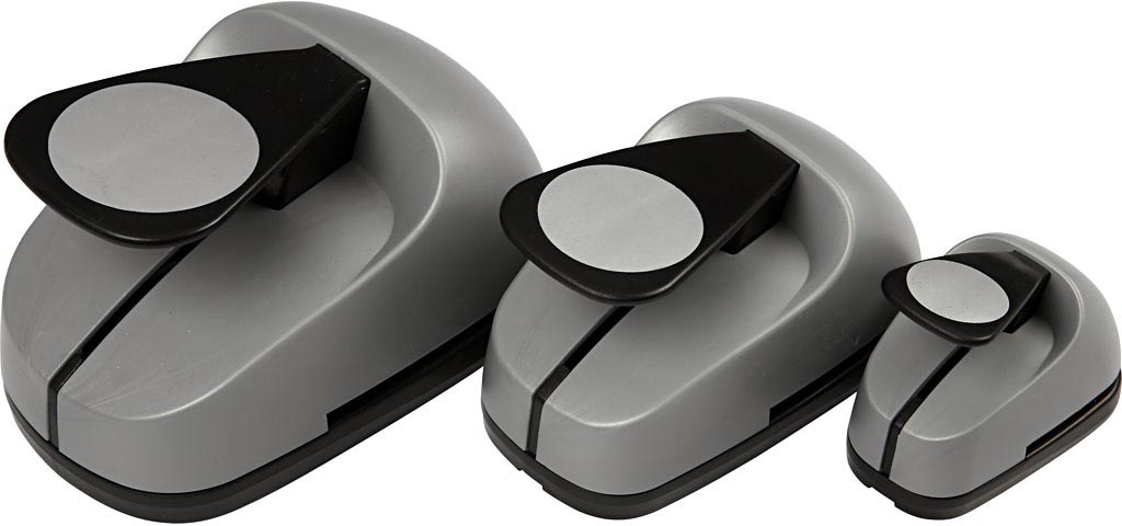 Creativ Company ponsen set, cirkel, set van 3 stuks (25 - 49 - 75 mm) - OfficeTown