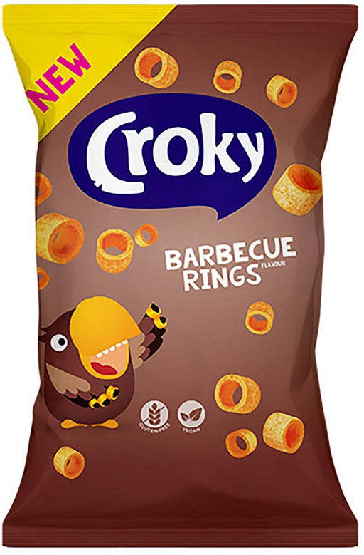 Croky rings barbecue, zakje van 75 g 24 stuks - OfficeTown