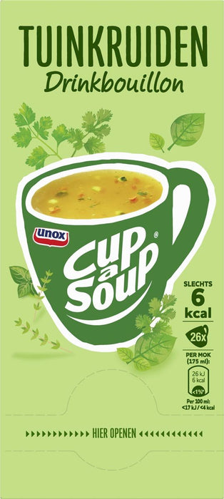 Cup - a - Soup drinkbouillon tuinkruiden, pak van 26 zakjes - OfficeTown