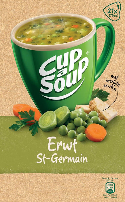 Cup - a - Soup erwten (St. Germain), doos met 21 zakjes van 175 ml - OfficeTown