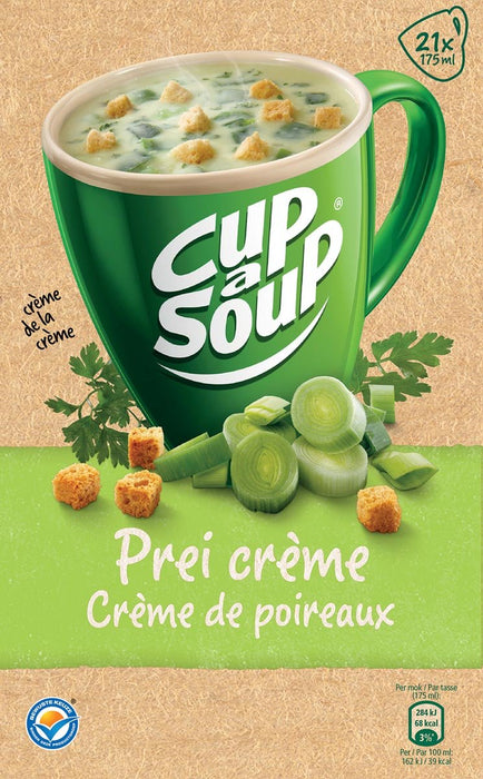 Cup - a - Soup prei crème met kaas croutons, pak van 21 zakjes - OfficeTown