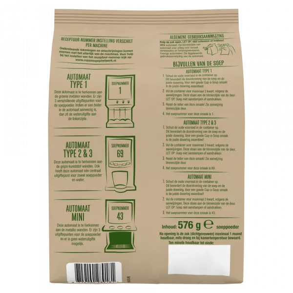 Cup - a - Soup vending, champignon, 140 ml, zak van 40 porties - OfficeTown