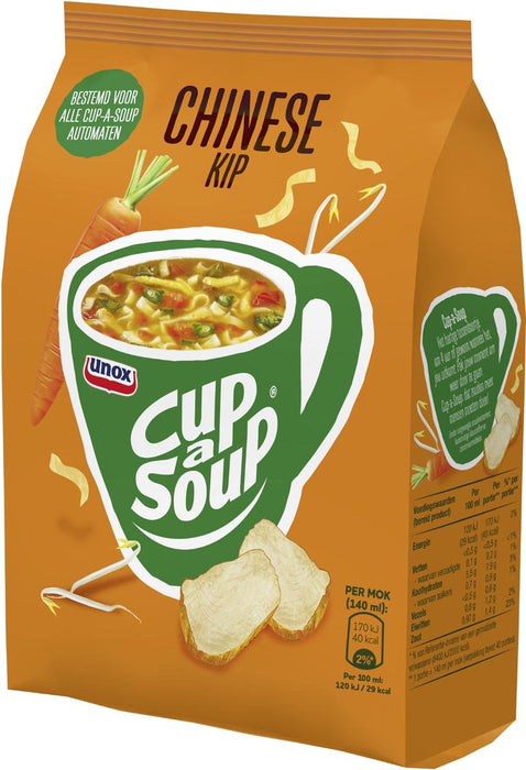 Cup - a - Soup vending, chinese kip, 140 ml, zak van 40 porties - OfficeTown