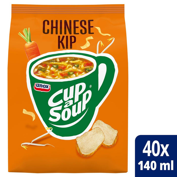 Cup - a - Soup vending, chinese kip, 140 ml, zak van 40 porties - OfficeTown