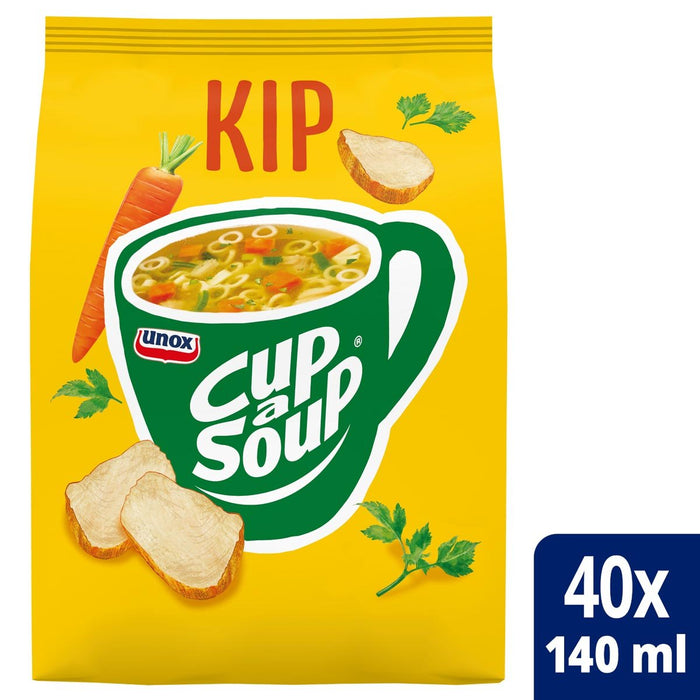 Cup - a - Soup vending, kip, 140 ml, zak van 40 porties - OfficeTown