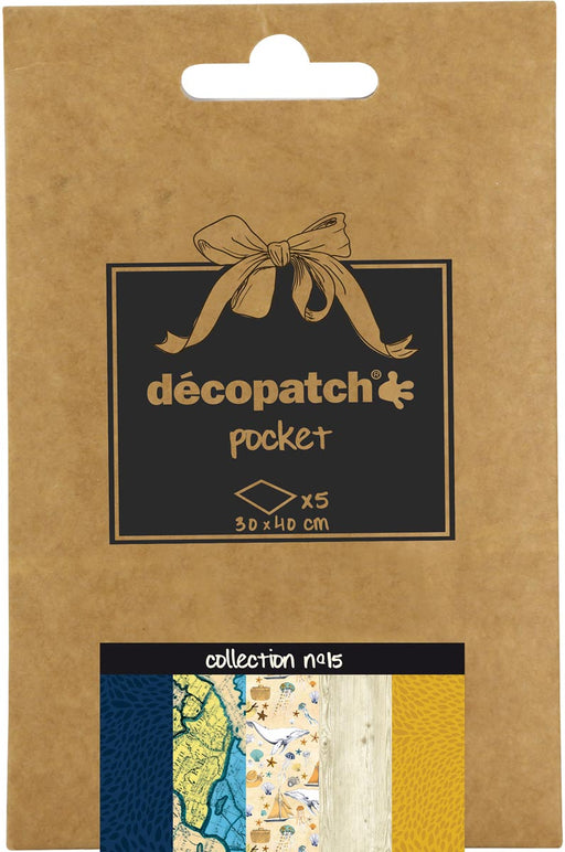 Décopatch papier Pocket, nummer 15 6 stuks, OfficeTown
