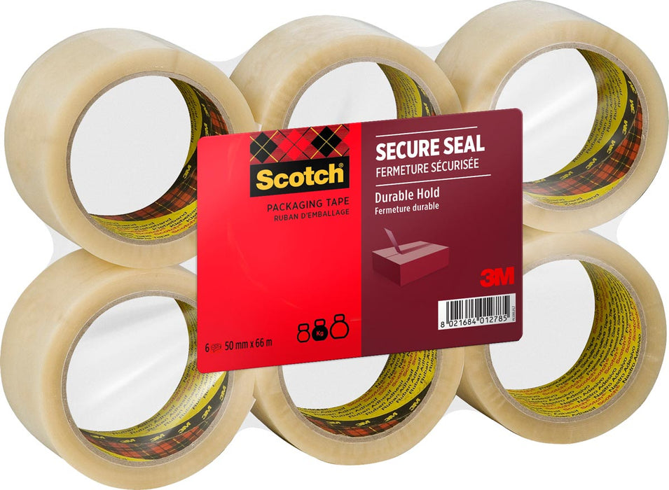Scotch verpakkingstape Heavy, 50 mm x 66 m, transparant, 6 rollen