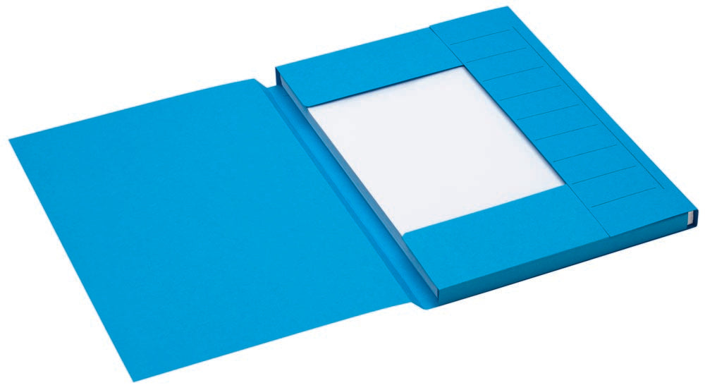 Jalema Secolor dossiermap voor ft A4 van Colorkraft karton, blauw, 25 stuks