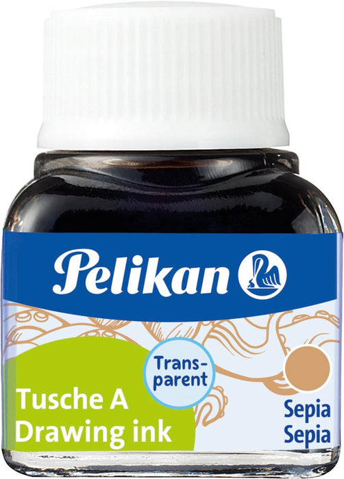 Pelikan Oost-Indische inkt sepia, 10 ml flesje