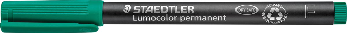Staedtler Lumocolor 318, OHP-marker, permanent, 0,6 mm, groen