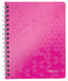 Leitz WOW schrift ft A4, geruit 5 mm, roze 6 stuks, OfficeTown