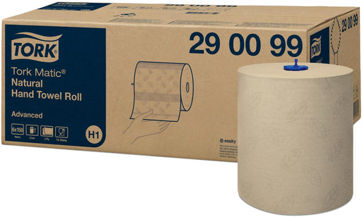 Tork Matic® Natural handdoekrol, 2-laags, 150 m 6 stuks, OfficeTown