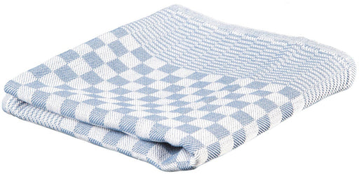 Cosy handdoek, ft 80 x 80 cm, geruit, wit/blauw 12 stuks, OfficeTown