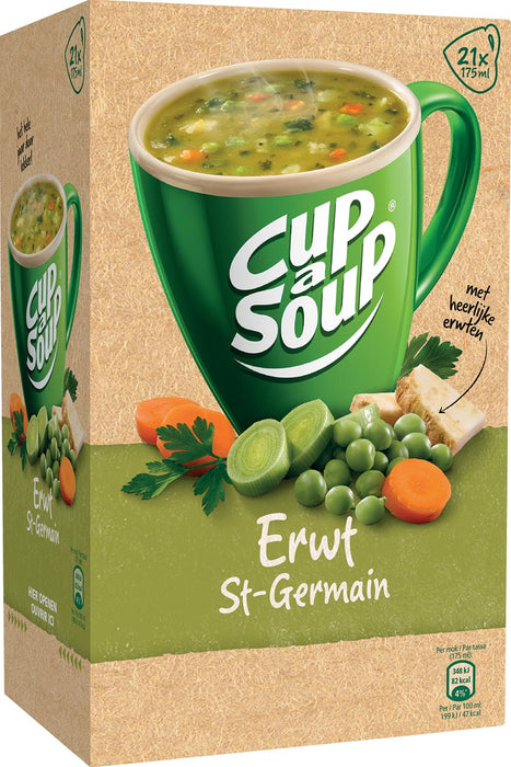 Cup-a-Soup erwten (St. Germain), doos met 21 zakjes van 175 ml