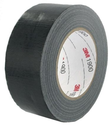 3M duct tape 1900, ft 50 mm x 50 m, zwart