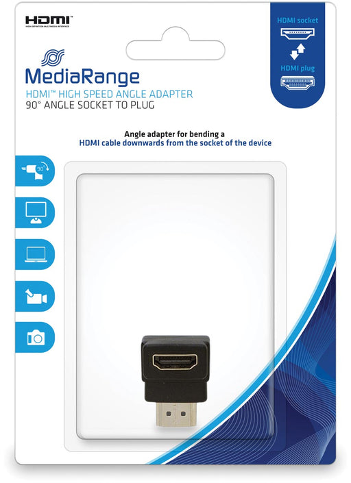 HDMI High Speed Hoek-adapter, 90 graden, Contrastekker/stekker 50 stuks, OfficeTown