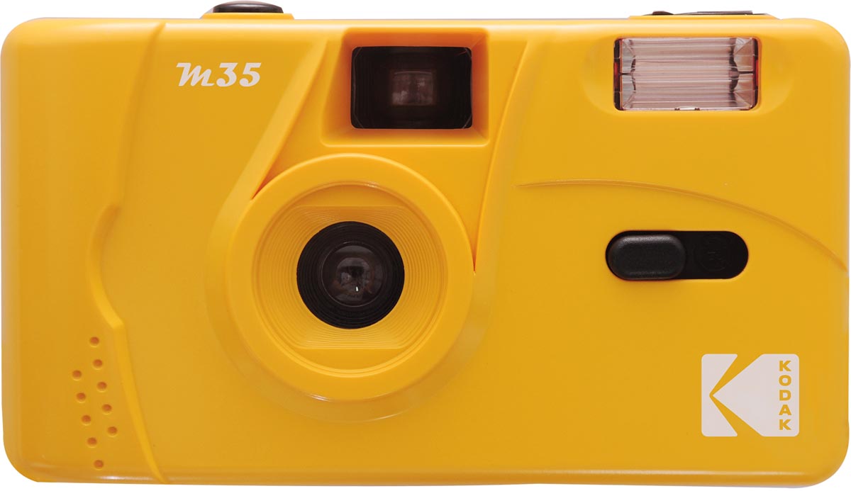 Kodak analoge fotocamera M35, geel