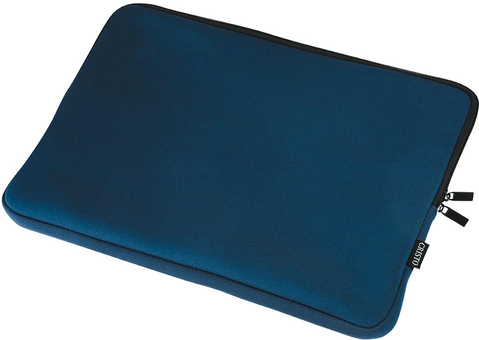 Cristo Draagbare hoes voor 15,6 inch laptops, blauw