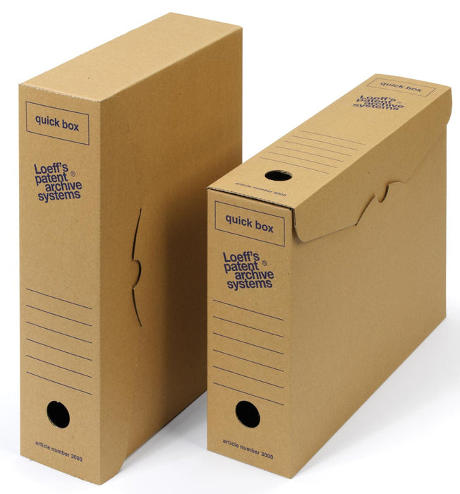 Loeff's archiefdoos Quick box 335x240x80 mm - Set van 50 stuks