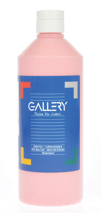 Galerij plakkaatverf, 500 ml fles, roze