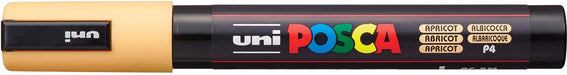 uni-ball Paint Marker op waterbasis Posca PC-5M abrikoos 6 stuks, OfficeTown