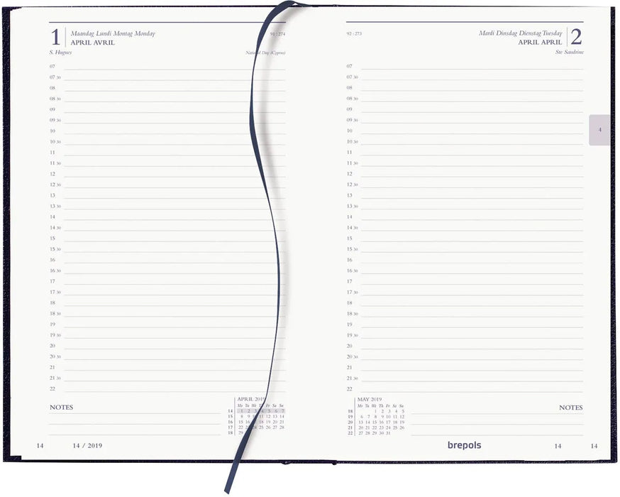 Brepols schoolagenda Saturnus 16 maanden Essenz, antraciet, 2024-2025, OfficeTown