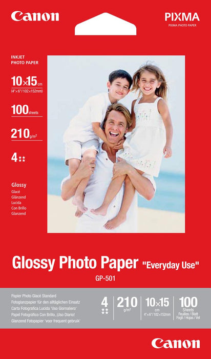 Canon GP-501 Glossy fotopapier, 10 x 15 cm, 210 g, 100 vel