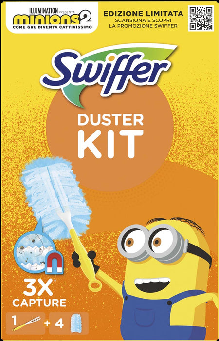 Swiffer Duster Trap & Lock kit met 4 stofdoekjes