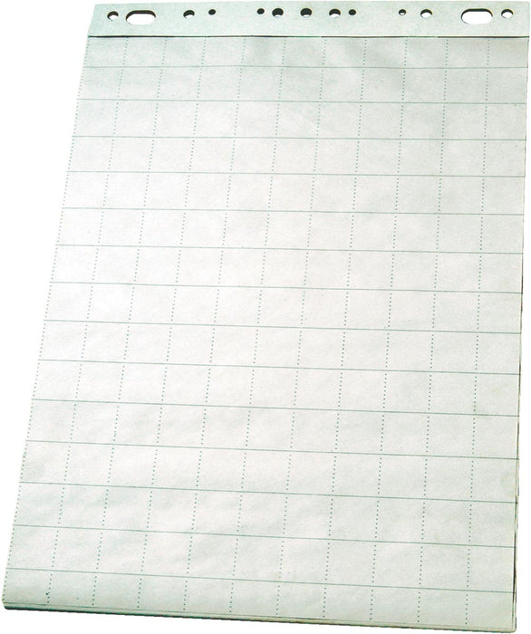 Esselte geruit papierblok voor flipcharts ft 100 x 65 cm 5 stuks