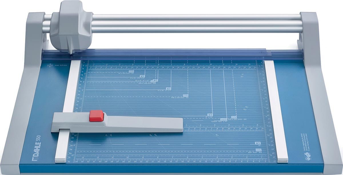 Dahle rolsnijmachine 550 voor A4 formaat, 20 vel capaciteit - OfficeTown