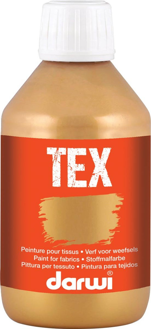 Darwi textielverf voor lichtgekleurd textiel, 250 ml, goud - OfficeTown