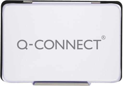 Q-CONNECT stempelkussen, ft 90 x 55 mm, zwart 10 stuks, OfficeTown