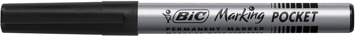 Bic permanente marker ECOlutions, 1,1 mm fijne punt, zwart