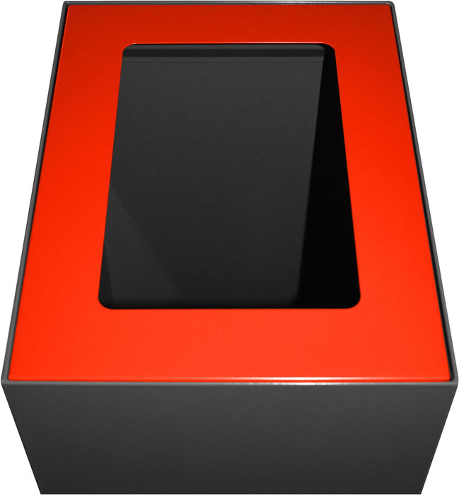 V-Part bovenkant voor modulaire vuilnisbak van 60 l, rood
