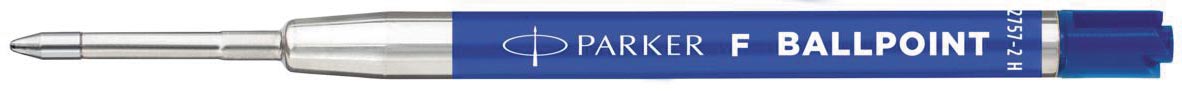 Parker Eco navulling voor balpen, fijn, blauw, 2 stuks